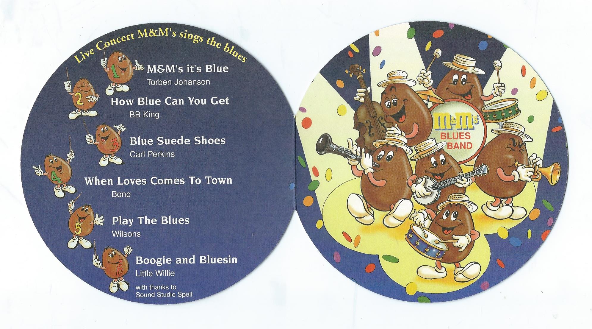 CD – Various - M&M's SINGS THE BLUES - 1997