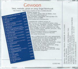 CD – Engel Reinhoudt – Gewoon - 2002