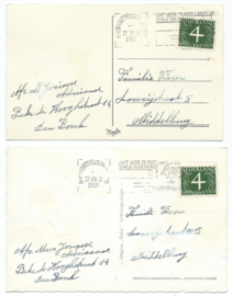 SET van 2 ansichtkaarten – ‘s-Hertogenbosch – 1957