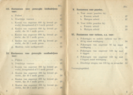 RANTSOENEN 1942 RUNDVEE PAARDEN VARKENS - IR. J.S. SWIERSTRA EN IR. P. VERHOEVEN - 1942
