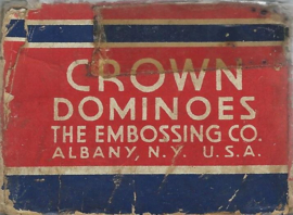 CROWN DOMINOES - ca. 1940