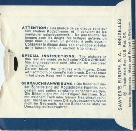 VIEW-MASTER beeldschijven – NICE / SAN REMO – 2 stuks - 1956-1957