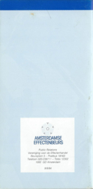 “Tot uw orders” – Amsterdamse Effectenbeurs - 1984