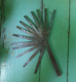 vintage voelermaatset – BELZER – 13 BLATT