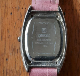 Horloge – QBOS QUARTZ, pink