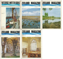 VEERSE MEER GIDS / ZEELAND MAGAZINE (5 stuks) - dubbele ex.'n - 1972-1983