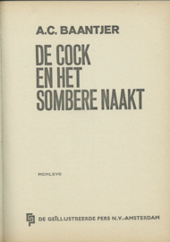 DUBBELE DETECTIVE - TIEN KLEINE NEGERTJES – AGATHA CHRISTIE en DE COCK EN HET SOMBERE NAAKT – A.C. BAANTJER – 1967