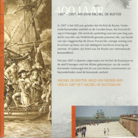 set van 5 de 'Ruyter-munten' – 400 jaar Michiel de Ruyter - 2007