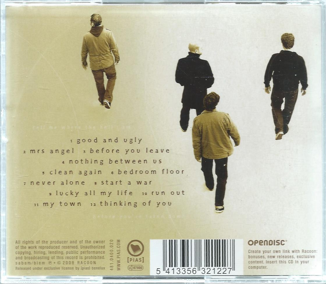 CD – RACOON – before you leave - 2008