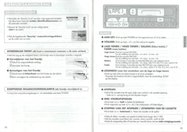Gebruiksaanwijzing Philips Car Systems – RADIO/CASSETTE RC 228 RC 238 - 1997