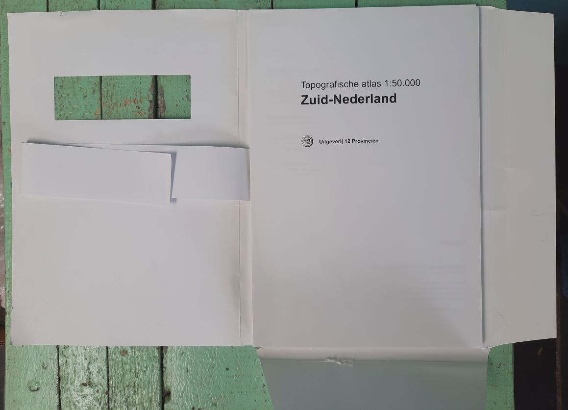 Topografische atlas 1:50.000 Zuid-Nederland Losbladig - 2016