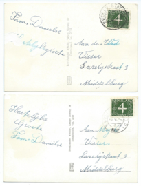 SET van 2 ansichtkaarten – Emmeloord – 1960-1962