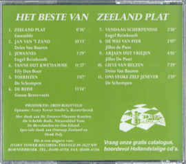 CD – HET BESTE VAN ZEELAND PLAT (DEEL 1) – 1991 (♪)