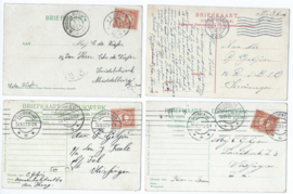 SET van 4 ansichtkaarten - 's-Gravenhage - 1904-1915