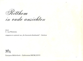 Ritthem in oude ansichten – C. van Winkelen - 1976