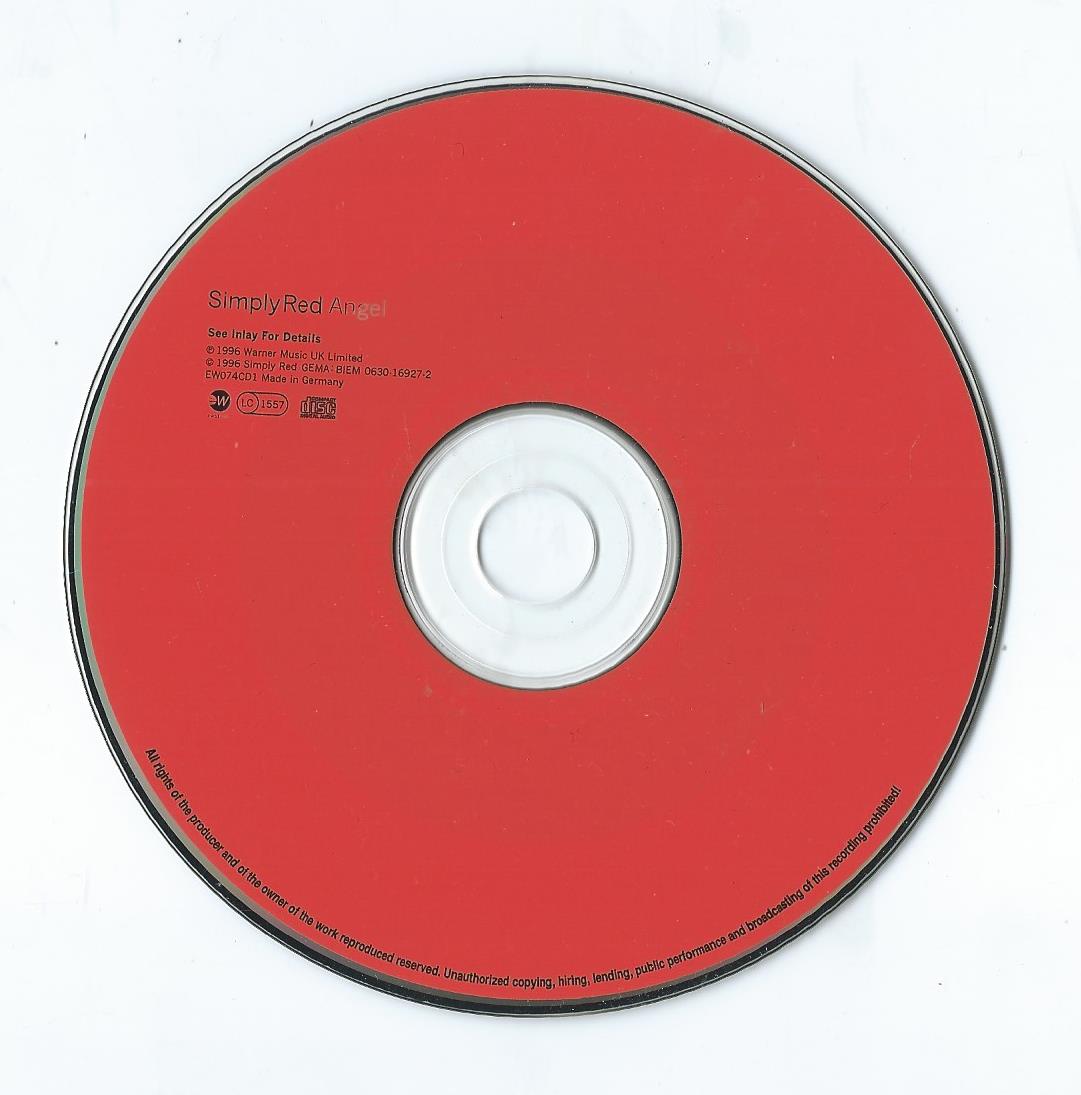 CD – Single – Simlpy Red – Angel - 1996