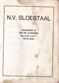 Katalogus N.V. SLOESTAAL – jaren ‘80