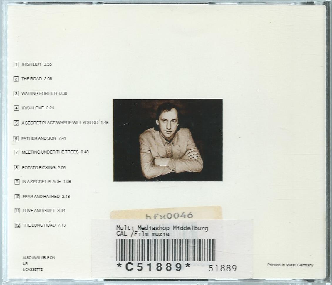 CD – Mark Knopfler – MUSIC BY MARK KNOPFLER FROM THE FILM CAL - 1984