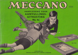 MECCANO - HANDLEIDING VOOR AANVULLINGSUITRUSTING No. 4A – 1957
