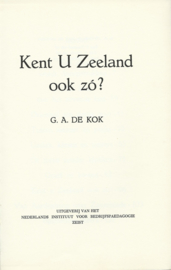 Kent U Zeeland ook zó ? – G.A. de Kok - 1965