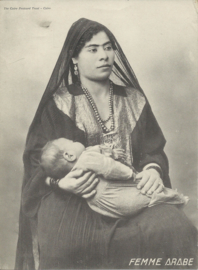 Prent – FEMME ARABE – ca. 1900