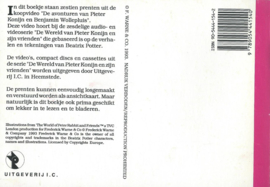 Pieter Konijn ansichtkaartenboekje - Beatrix Potter - 1993
