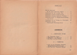 Liederboek der Vlaamsche Studenten - 1943