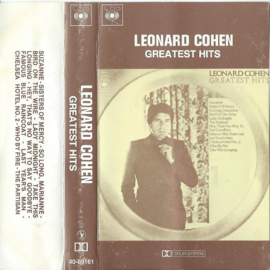 MC – LEONARD COHEN ‎– GREATEST HITS – 1979 (♪)