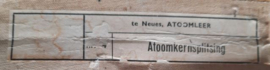 Wandkaart – Atoomkernsplitsing- 1954