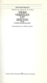 VOLKSVERHALEN UIT ZEELAND EN DE ZUIDHOLLANDSE EILANDEN – Willem Geldof - 1979