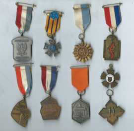 Medailles – wandelsport – 9 stuks – 1964–1967