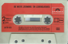 MC – Various - De beste zeemans- en levensliedjes – jaren ‘80