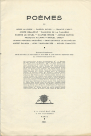 LA PETITE ILLUSTRATION - N° 689 – POÉSIES N° 6 - 1er SEPTEMBRE 1934