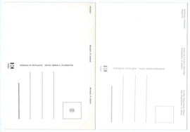 SET van 2 ansichtkaarten – IJsland