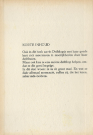 DRIFTKOPJE VERLOOFD – JEANNE VAN DER GRIEND – jaren ‘60
