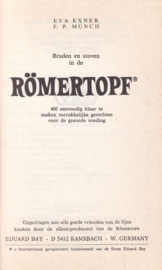 Braden en Stoven in de RÖMERTOPF – EVA EXNER, F.P. MÜNCH - 1970