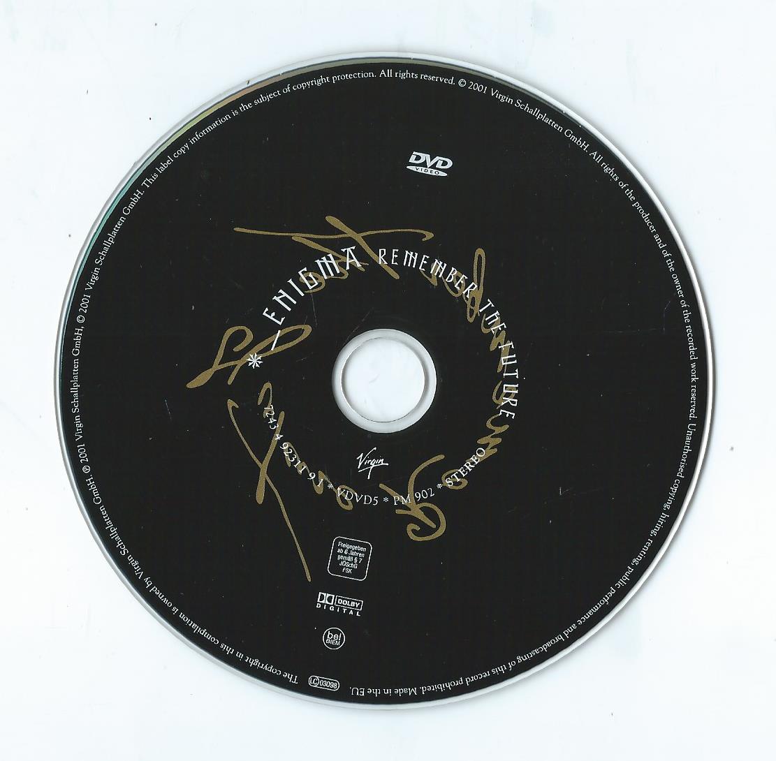 DVD – ENIGMA – REMEMBER THE FUTURE - 2001