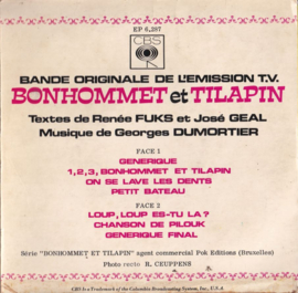 EP - BONHOMMET et TILAPIN - Renée Fuks, José Geal, Georges Dumortier - 1967