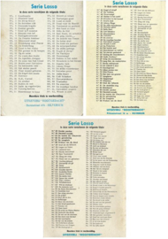 LASSO – WRAAK IS ZOET (no 62),  HANG HEM OP! (no 131) en  EEN VUILE TRUC (no 176) – 3 stuks – 1966-1969 (3)
