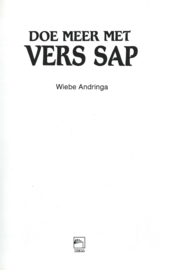 DOE MEER MET VERS SAP – Wiebe Andringa - 1989