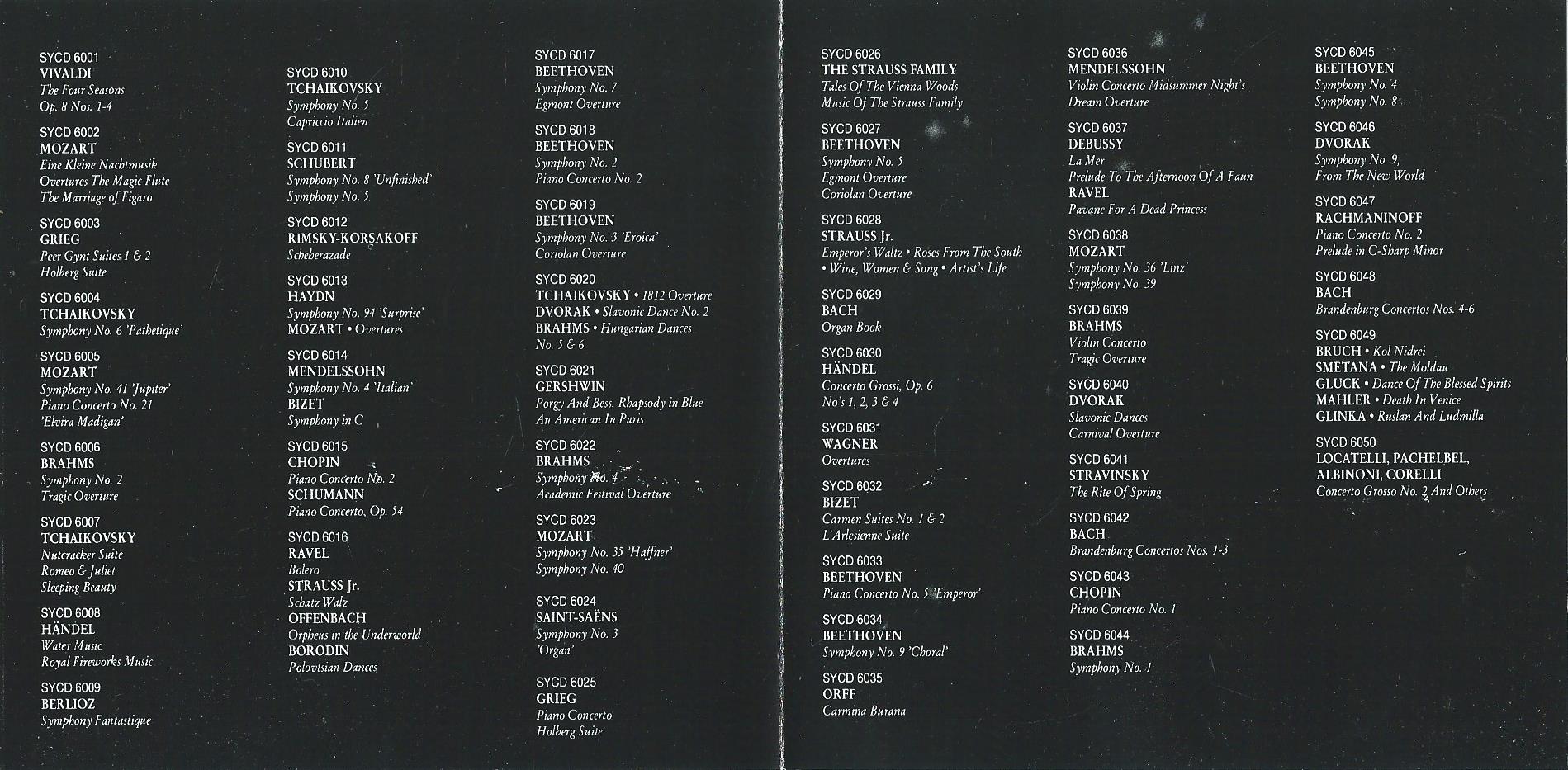 CD – WOLFGANG AMADEUS MOZART - Eine Kleine Nachtmusik, ... - 1991