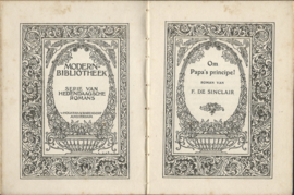 Om Papa’s principe! – F. DE SINCLAIR - 1911