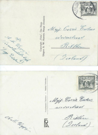 SET van 2 ansichtkaarten – Heide – ca. 1930