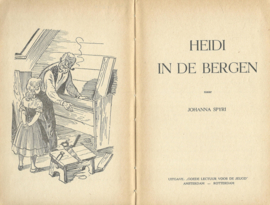 HEIDI IN DE BERGEN – JOHANNA SPYRI – ca. 1958
