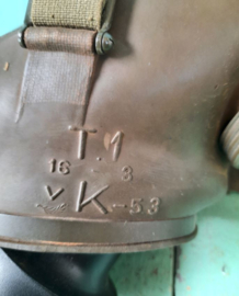 gasmasker T.1. model K – Nederlandse leger MvO, met toebehoren - 1953