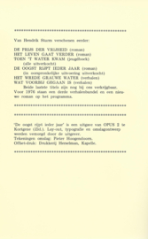 DE OOGST RIJPT IEDER JAAR – Hendrik Sturm – 1975