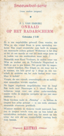 ONRAAD OP HET RADARSCHERM – P.J. VAN EMBURG – ca. 1954