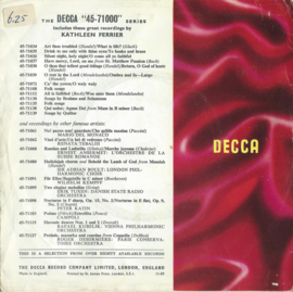 KATHLEEN FERRIER - O Rest In The Lord / Largo (Ombra Mai Fu)