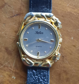 Horloge – Reflex QUARTZ, lederen bandje