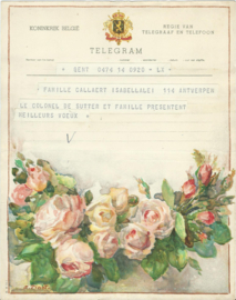 SET van 4 oude belgische telegrammen – 1948